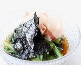 レンジで簡単【小松菜の香りお浸し】作り方6写真