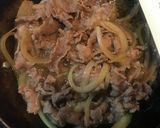 「こどもの日」卵かけご飯で牛丼作り方8写真