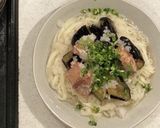 セブンイレブンの揚げナスとさば缶素麺作り方8写真
