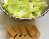 春キャベツと挽肉のコチュジャン炒め作り方3写真