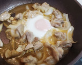 簡単ガチで目玉焼き丼！鶏テリ焼き作り方5写真