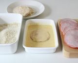 チーズがトロ〜っと【ミルフィーユハムカツ作り方4写真