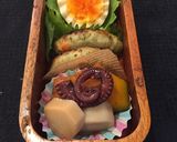 卯月15　グリンピースご飯弁当作り方4写真
