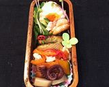 卯月15　グリンピースご飯弁当作り方6写真