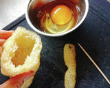 おうち居酒屋★サクとろ巾着玉子焼き作り方1写真
