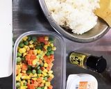 冷凍ストック★カレーピラフ作り方1写真