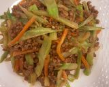 大豆のお肉と細切り野菜のとろみ炒め作り方6写真