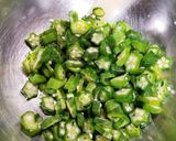 最強簡単☆オクラとシーチキン和え♪作り方1写真