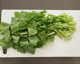 蕪の葉にんにくベーコン炒め〜何食べ#15作り方2写真