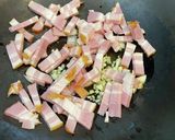 蕪の葉にんにくベーコン炒め〜何食べ#15作り方4写真