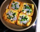 【おうち居酒屋】しらすとねぎの油揚げピザ作り方7写真