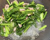 蕪の葉にんにくベーコン炒め〜何食べ#15作り方7写真