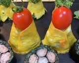 ひなまつり寿司☆野菜雛と三人官女作り方9写真