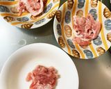 全てレンジ生姜風味甘酢照り焼き味豚平焼風作り方7写真