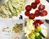 花ズッキーニとホタルイカの春まみれパスタ作り方2写真