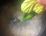 花ズッキーニとホタルイカの春まみれパスタ作り方4写真