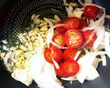 花ズッキーニとホタルイカの春まみれパスタ作り方6写真