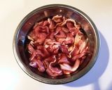 タレだく〜豚こまの生姜焼き作り方1写真