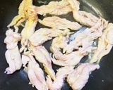 セセリと水菜炒め。作り方2写真