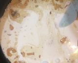 かにみそと白味噌で作る贅沢クリームパスタ作り方5写真