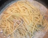 かにみそと白味噌で作る贅沢クリームパスタ作り方8写真
