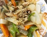 旨辛肉味噌味豚こま大根青椒肉絲風作り方17写真
