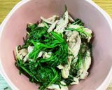 セセリと水菜炒め。作り方5写真