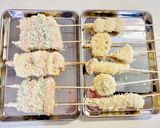 お家で♡私的欲張りw♡串カツ風〜♡作り方6写真