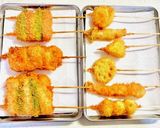 お家で♡私的欲張りw♡串カツ風〜♡作り方8写真