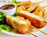 お家で♡私的欲張りw♡串カツ風〜♡作り方11写真