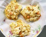 豆腐バーグ入クリーミー味噌ミルクドーム蒸作り方6写真
