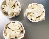 レンジ豚こまうま辛炒め味麻婆豆腐茄子作り方2写真