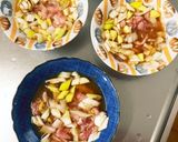 レンジ豚こまうま辛炒め味麻婆豆腐茄子作り方10写真