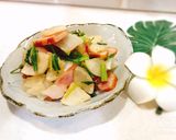 カブとベーコンの炒め物作り方6写真