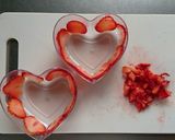 焼かないケーキ☆苺のレアチーズケーキ。作り方6写真