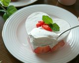 焼かないケーキ☆苺のレアチーズケーキ。作り方9写真