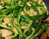 節約おつまみ＆おかず♡鶏胸肉で青椒肉絲風作り方8写真