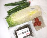 白菜の梅肉浅漬け♪簡単熱がこもる体質薬膳作り方1写真