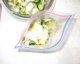 白菜の梅肉浅漬け♪簡単熱がこもる体質薬膳作り方12写真