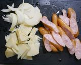 簡単！たけのこジャーマンポテト作り方3写真