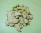 節約☆ブロッコリーの茎の味噌汁作り方2写真