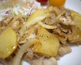 豚バラ肉とじゃがいものバターポン酢炒め作り方28写真