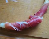 前菜主菜も♪ホワイトアスパラの生ハム巻き作り方4写真