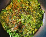 食べかけでごめん。蕎麦粉でニラせんべい。作り方5写真
