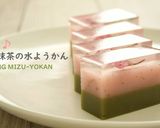 春色♪桜と抹茶の水ようかん作り方1写真
