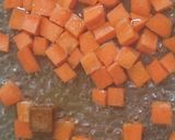 切って炒めて12分✄残りご飯のエビピラフ作り方1写真