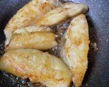 簡単!ふっくら白身魚のバタポン焼き作り方4写真