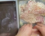 材料2つ！ふわふわ胸肉の驚きチキンカツ作り方5写真