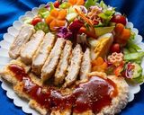 材料2つ！ふわふわ胸肉の驚きチキンカツ作り方12写真