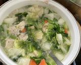 カブと鶏肉のスープ作り方5写真